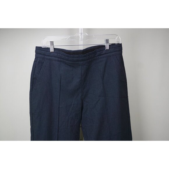 John Varvatos Hayward Navy Herringbone Mens Track Pants Sz M Brand New